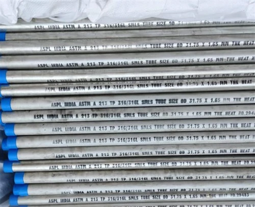ASTM A213 TP316L Feadán Cruach Dhosmálta gan uaim le haghaidh Malartóir Teasa